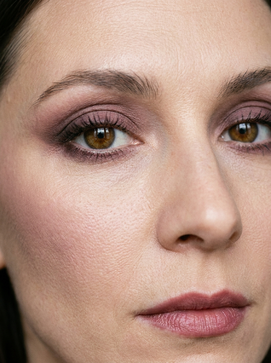 Plum Smokey Eye als Herbst Makeup Ideen für braune Augen Inspiration 2026